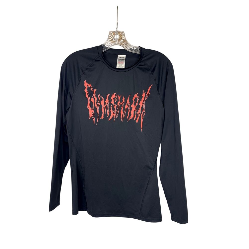 Gymshark Graphic Baselayer Long Sleeve T-Shirt Black M